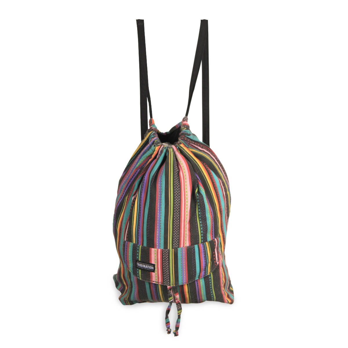 Tribu Ladies Canvas Draw String Bag (Neon) TribuNation